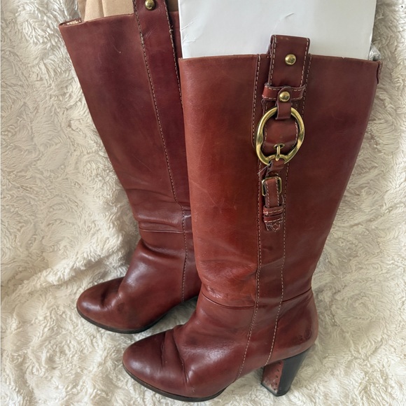Cognac brown riding boots - Picture 1 of 5